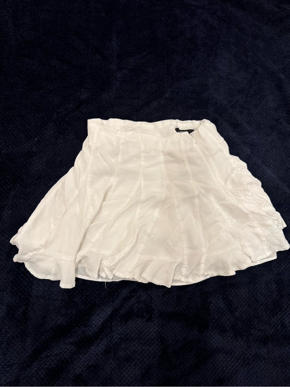Forever 21 White Circle Skater Skirt